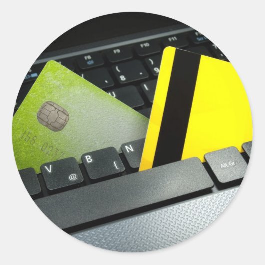 Sticker Rond Paiement en ligne (Devant)