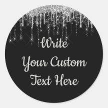 Paillettes de fête d'anniversaire de mariage Noir 