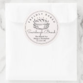 Sticker Rond Pain de campagne au levain (Sac)