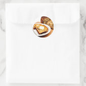 Sticker Rond Pain De Raisin Et cannelle (Sac)