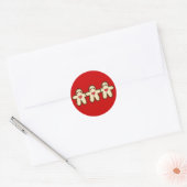 Sticker Rond Pain d'épices (Enveloppe)