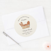 Sticker Rond Pain frais fait maison (Enveloppe)