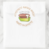 Sticker Rond Pain maison personnalisé (Sac)