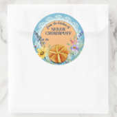 Sticker Rond Pain rustique de la cuisine de personnalisation (Sac)