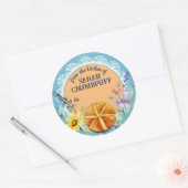 Sticker Rond Pain rustique de la cuisine de personnalisation (Enveloppe)