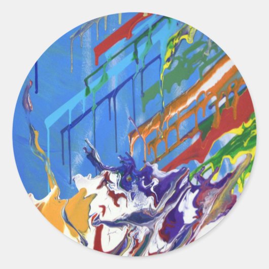 Sticker Rond Paint Blast (Devant)