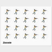 Sticker Rond Paintball (Feuille)