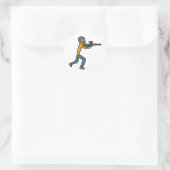 Sticker Rond Paintball (Sac)