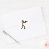 Sticker Rond Paintball (Enveloppe)