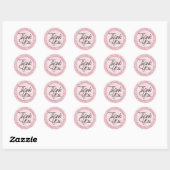 Sticker Rond Paisley | MERCI (Feuille)