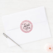 Sticker Rond Paisley | MERCI (Enveloppe)