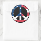 Sticker Rond Paix (Sac)