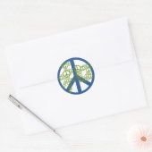 Sticker Rond Paix (Enveloppe)