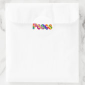STICKER ROND PAIX (Sac)