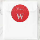 Sticker Rond Paix (Sac)