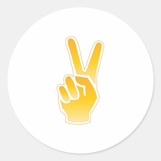 Sticker Rond Paix (Devant)