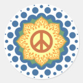 Sticker Rond paix (Devant)