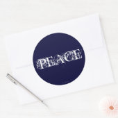 Sticker Rond Paix (Enveloppe)