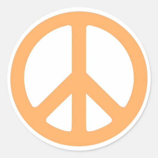 Sticker Rond Paix (Devant)