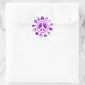 Sticker Rond paix2 (Sac)