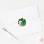 Sticker Rond Paix afghane (Enveloppe)