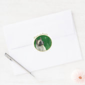 Sticker Rond Paix Akita (Enveloppe)