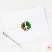 Sticker Rond Paix dans Cote Divoire (Enveloppe)
