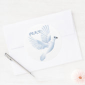 STICKER ROND PAIX DOVE (Enveloppe)