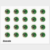 Sticker Rond Paix du Mastiff (fawn) (Feuille)