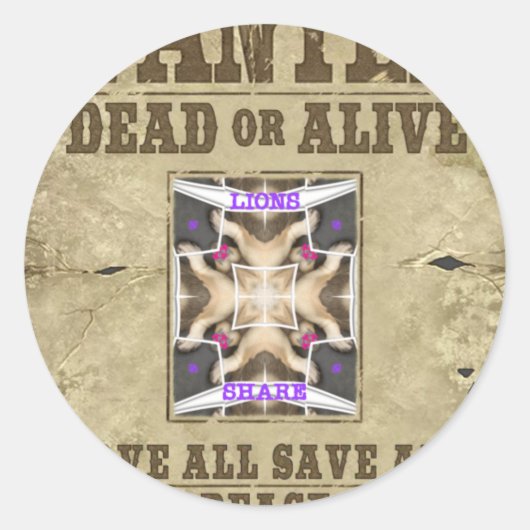 Sticker Rond Paix Recherchée, Amour et Inspiration : Diffuser H (Devant)