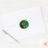 Sticker Rond Paix Rottweiler (Enveloppe)