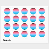 Sticker Rond Paix ~ Soleil (Feuille)
