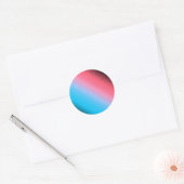 Sticker Rond Paix ~ Soleil (Enveloppe)