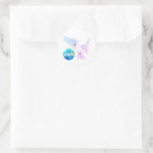 Sticker Rond Paix sur Terre (Sac)