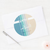 Sticker Rond Paix sur Terre (Enveloppe)