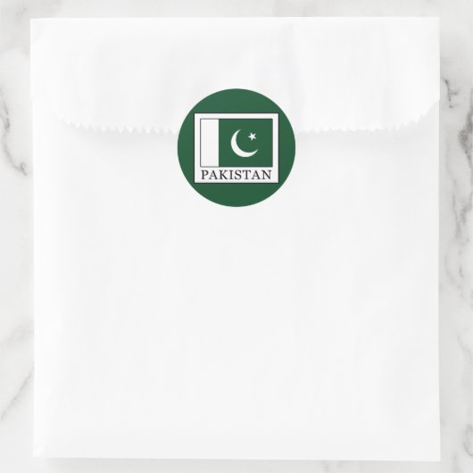 Sticker Rond Pakistan (Sac)