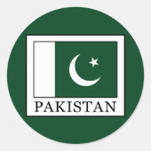 Sticker Rond Pakistan (Devant)