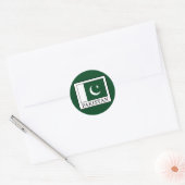 Sticker Rond Pakistan (Enveloppe)