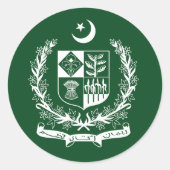 Sticker Rond Pakistan (Devant)