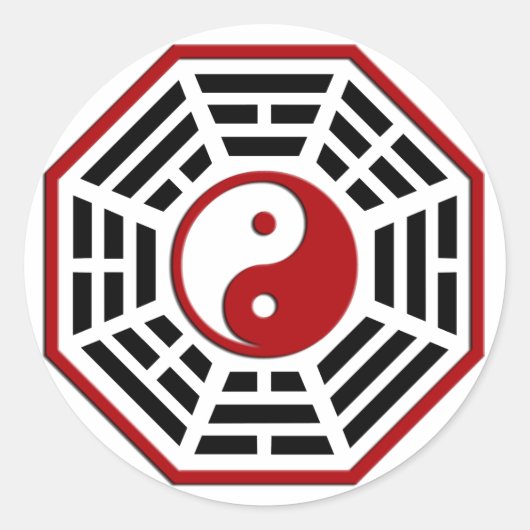 Sticker Rond PaKua (Devant)