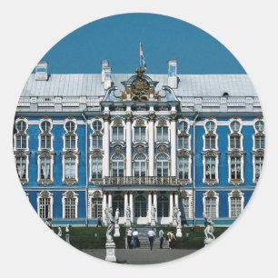 Sticker Rond Palais de Catherine à Pushkin, St Petersbourg, Ru