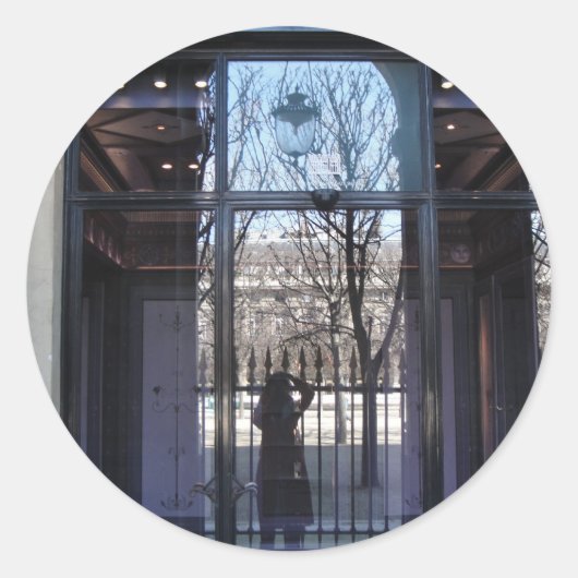 Sticker Rond Palais Royal Paris (Devant)