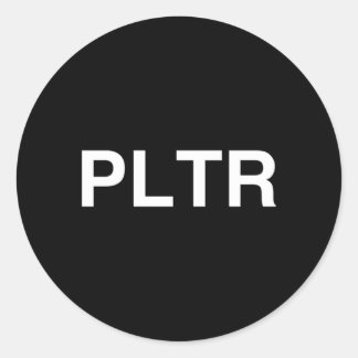 Sticker Rond Palantir Ticker