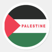 Sticker Rond Palestine (Devant)
