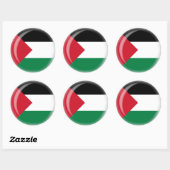 Sticker Rond Palestine (Feuille)