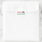 Sticker Rond palestine libre (Sac)