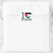 Sticker Rond Palestine Love v2 (Sac)