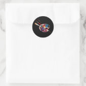 STICKER ROND PALETTE COULEUR DE L'ARTISTE (Sac)