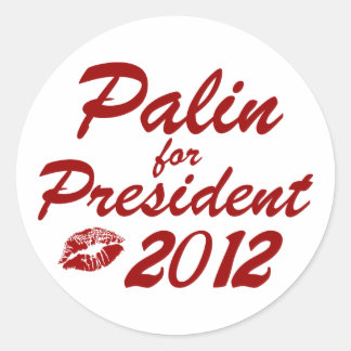 Sticker Rond Palin, président
