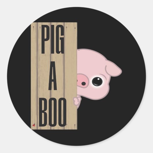 Sticker Rond Palissandre de porc (Devant)